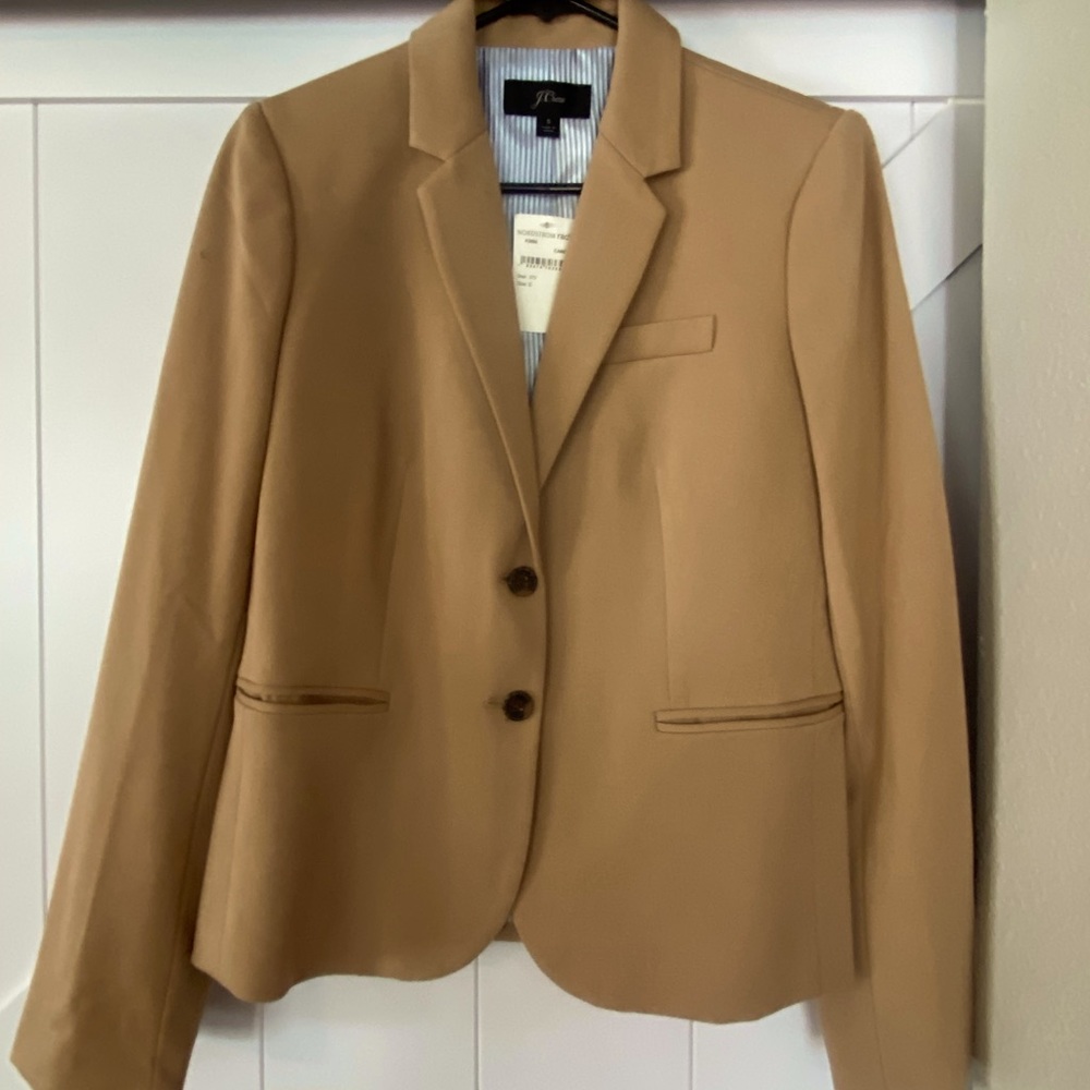 Jcrew blazer - tan, size small (S/2-4)